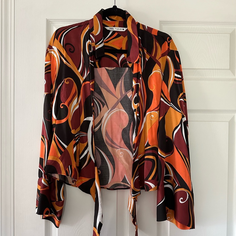 zara pattern top